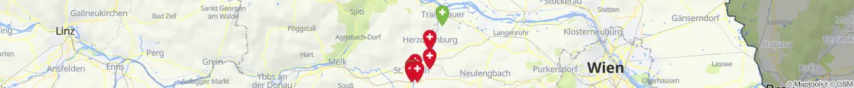 Map view for Pharmacies emergency services nearby Radlberg (Sankt Pölten (Stadt), Niederösterreich)